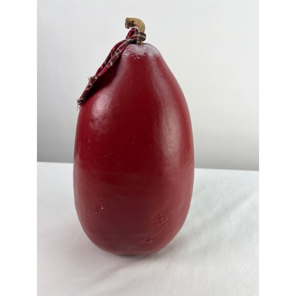 Hand-Painted Santa Claus Red Gourd Christmas Decoration 10-Inch - Picture 3 of 5